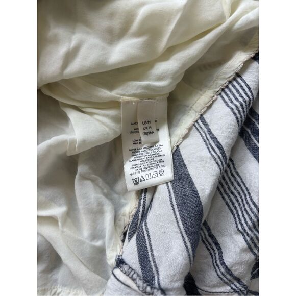 Anthropologie Chevron Maxi Dress in White and Black - Picture 8 of 10